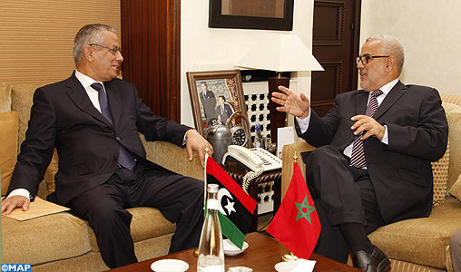 Le chef du gouvernement s’entretient avec son homologue libyen