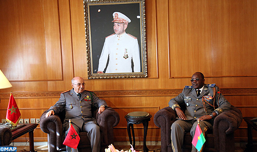 L’Inspecteur général des FAR reçoit le Chef d’Etat-Major Général des Forces armées nationales du Burkina-Faso