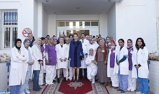 SAR la Princesse Lalla Salma inaugure le service d’hématologie et d’oncologie adulte à l’hôpital “20 Août” de Casablanca