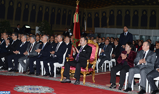 SM le Roi préside la cérémonie de lancement du projet Marrakech cité du renouveau permanent