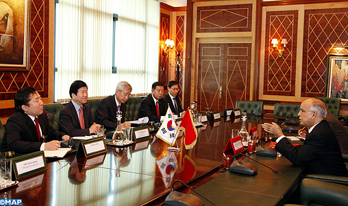 Entretiens de M. Biadillah avec le vice-président du parlement sud-coréen