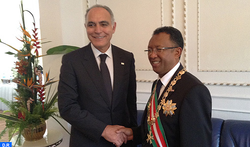 M. Mezouar prend part à la cérémonie d’investiture du président de Madagascar