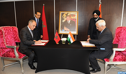 Signature à Marrakech de deux accords de coopération entre le Maroc et l’Inde
