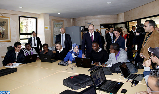 SAS le Prince Albert II de Monaco visite la Fondation Orient-Occident