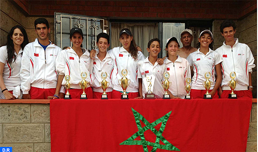 Championnat d’Afrique de tennis (-14 ans/-16 ans) : consécration du Maroc à Nairobi en simple garçons et doubles filles