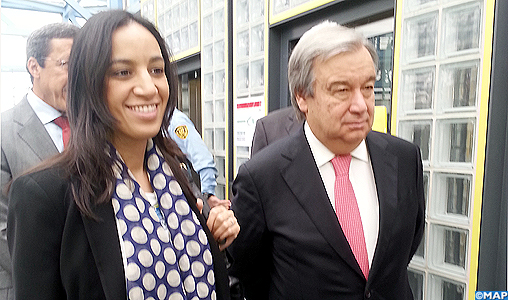 M. Guterres rend un hommage appuyé à SM le Roi pour ses initiatives en faveur de la paix