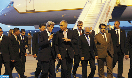 Arrivée à Rabat du secrétaire d’Etat américain John Kerry