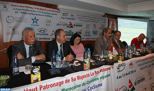 Tour du Maroc: la 27e édition du 4 au 13 avril