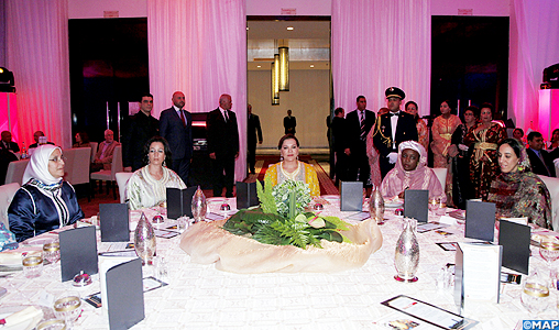 SAR la Princesse Lalla Hasnaa préside le dîner de Gala co-organisé par le Cercle diplomatique et la Fondation diplomatique