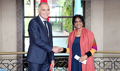 M. Mezouar s’entretient à Rabat avec la Haut-commissaire des Nations Unies aux droits de l’Homme