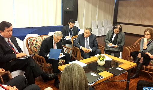 M. Benabdellah s’entretient avec le ministre chilien des Relations extérieures des perspectives de coopération entre les deux pays