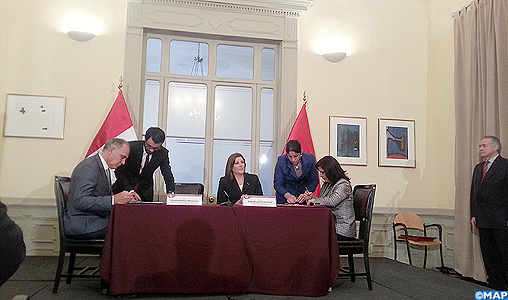 Signature à Lima de quatre accords de coopération entre le Maroc et le Pérou