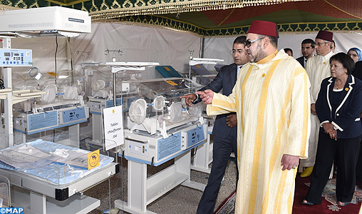 Visite Royale à Oujda: Une action royale continue en faveur de la promotion des structures de santé de la région