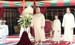 SM le Roi préside à Rabat une réception à l’occasion de la Fête du Trône