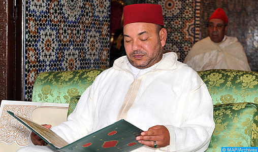 SM le Roi Mohammed VI, Amir Al Mouminine, préside lundi à Rabat la troisième causerie religieuse du mois sacré du Ramadan