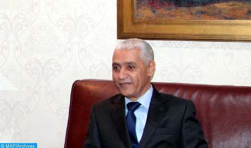 M. Talbi Alami s’entretient avec le président du groupe Pays Maroc de Cités Unies de France