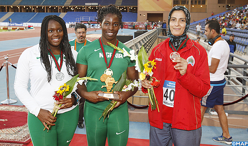 Championnats d’Afrique Marrakech 2014 (disque): l’or pour la Nigériane Okoro, la Marocaine Amina El Mouden médaillée de bronze