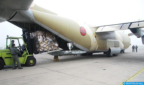 Arrivée en Egypte de trois avions marocains transportant des aides humanitaires destinées à la population de Gaza