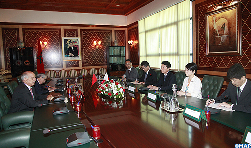 M. Biadillah s’entretient à Rabat avec une délégation de parlementaires japonais