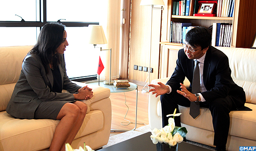 Mme Bouaida s’entretient avec le président de l’Organisation japonaise du Commerce extérieur