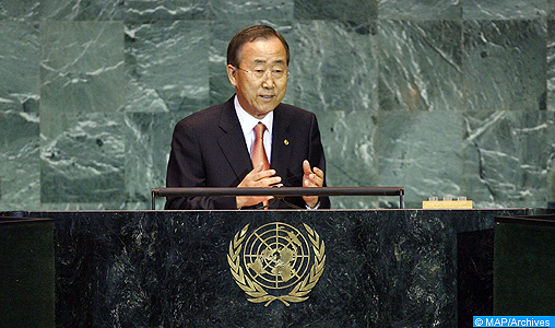 Ban Ki-moon salue les initiatives de SM le Roi en faveur de la paix, la stabilité et l’harmonie en Afrique