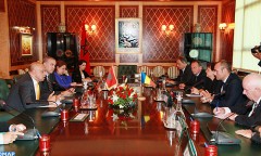 Le 1er vice-président de la chambre des Conseillers s’entretient avec une délégation du groupe d’amitié parlementaire Roumanie-Maroc