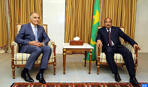 Le président mauritanien reçoit M. Salaheddine Mezouar qui lui a transmis un message verbal de SM le Roi