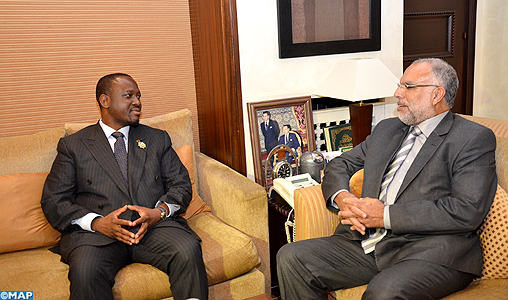 M. Baha s’entretient à Rabat avec le président de l’Assemblée nationale de Côte d’Ivoire