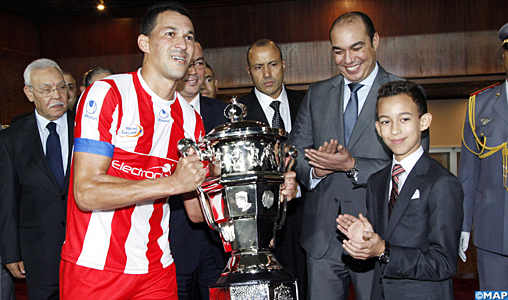 SAR le Prince héritier Moulay El Hassan préside à Rabat la finale de la Coupe du Trône de football