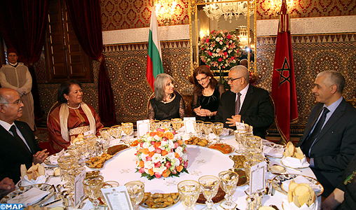 M. Benkirane préside un dîner offert par SM le Roi en l’honneur de la vice-présidente de la République de Bulgarie
