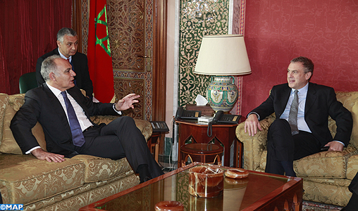 M. Mezouar s’entretient à Rabat avec le sous-secrétaire permanent du ministère des Affaires étrangères britannique et du Commonwealth