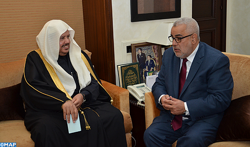 M. Benkirane s’entretient à Rabat avec le président de Majliss Choura saoudien