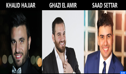 Mawazine 2015: les jeunes talents arabes Saad Sattar, Khalid Hajar et Ghazi El Amir en concert le 29 mai sur la scène Nahda