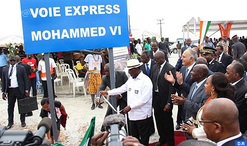 Côte d’Ivoire : Inauguration à Abidjan de la voie-express baptisée “SM le Roi Mohammed VI”