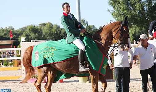 Semaine du cheval 2015 (Championnat du Maroc séniors): Ali Al Ahrach remporte le Grand Prix SM le Roi Mohammed VI de saut d’obstacles