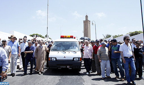 Funérailles à Rabat de feu Mohamed Larbi Messari, ancien ministre de la Communication
