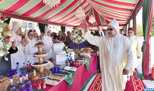 SM le Roi préside à Rabat une réception à l’occasion de la Fête du Trône