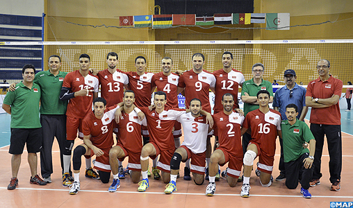 Championnat d’Afrique des nations de volleyball messieurs (groupe B) : le Maroc domine le Rwanda (3-0)