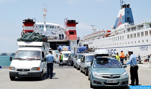Opération Marhaba 2015 : Hausse de 20 pc des MRE ayant regagné le Maroc via le port Tanger Med passagers