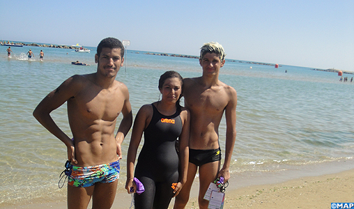 JMP-2015 (natation/équipe ): les nageurs marocains 11è au 5 km