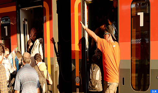 Vague de migrants arrivés en train à Vienne en provenance de Budapest