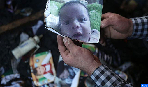Le Maroc condamne l’agression israélienne ignoble qui a coûté la vie à un bébé palestinien brûlé vif