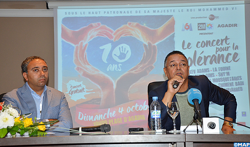 Le Concert pour la Tolérance confère au Maroc un rayonnement mondial (M. Haddad)