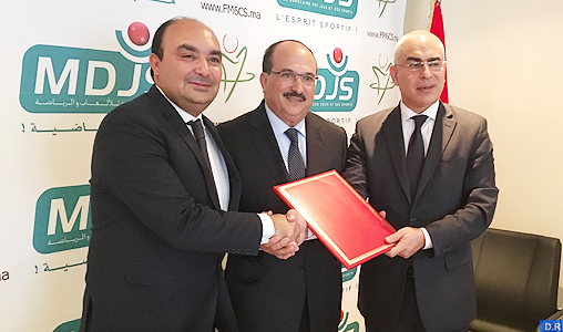Convention de partenariat entre la Fondation Mohammed VI des champions sportifs et la MDJS