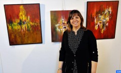 L’artiste peintre marocaine Hayat Saïdi reçoit à Florence le prix international “Leonardo da Vinci-L’artiste universel”