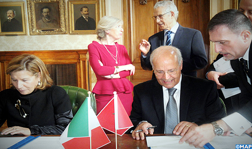 Signature à Rome de deux accords entre le Maroc et l’Italie dans les domaines culturel et scientifique