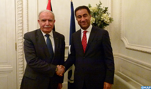Le SG de l’UpM s’entretient à Barcelone avec le ministre palestinien des AE