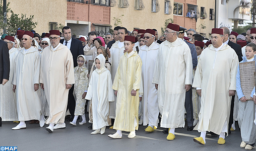 Des prières rogatoires accomplies à la mosquée Mohammed VI à Sala Al Jadida en présence de SAR le Prince Héritier Moulay El Hassan