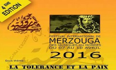 La 4è édition du Festival international de Merzouga du 7 au 10 avril sous le signe “La tolérance et la paix”
