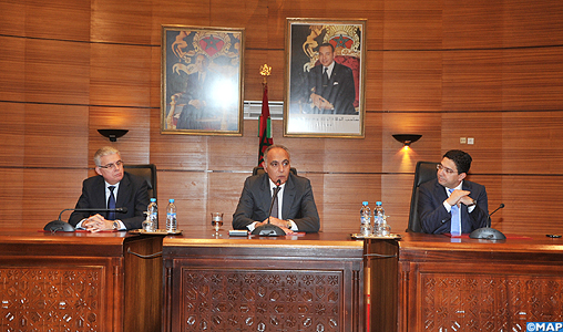Installation de M. Nasser Bourita ministre délégué auprès du ministre des Affaires étrangères et de la Coopération
